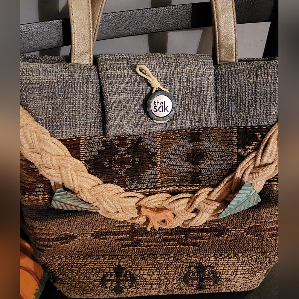 The Sak brand woven purse. - Picture 3 of 8